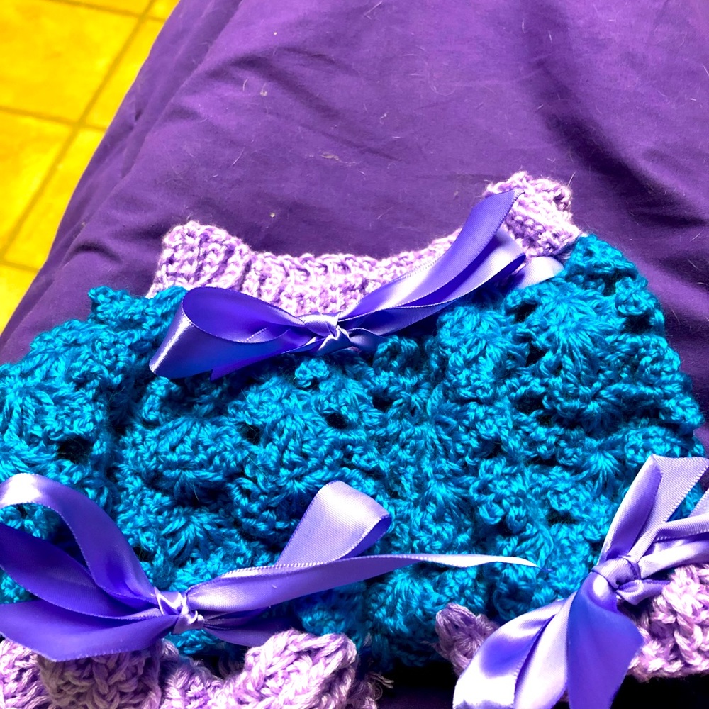 6 months dress and diaper cover